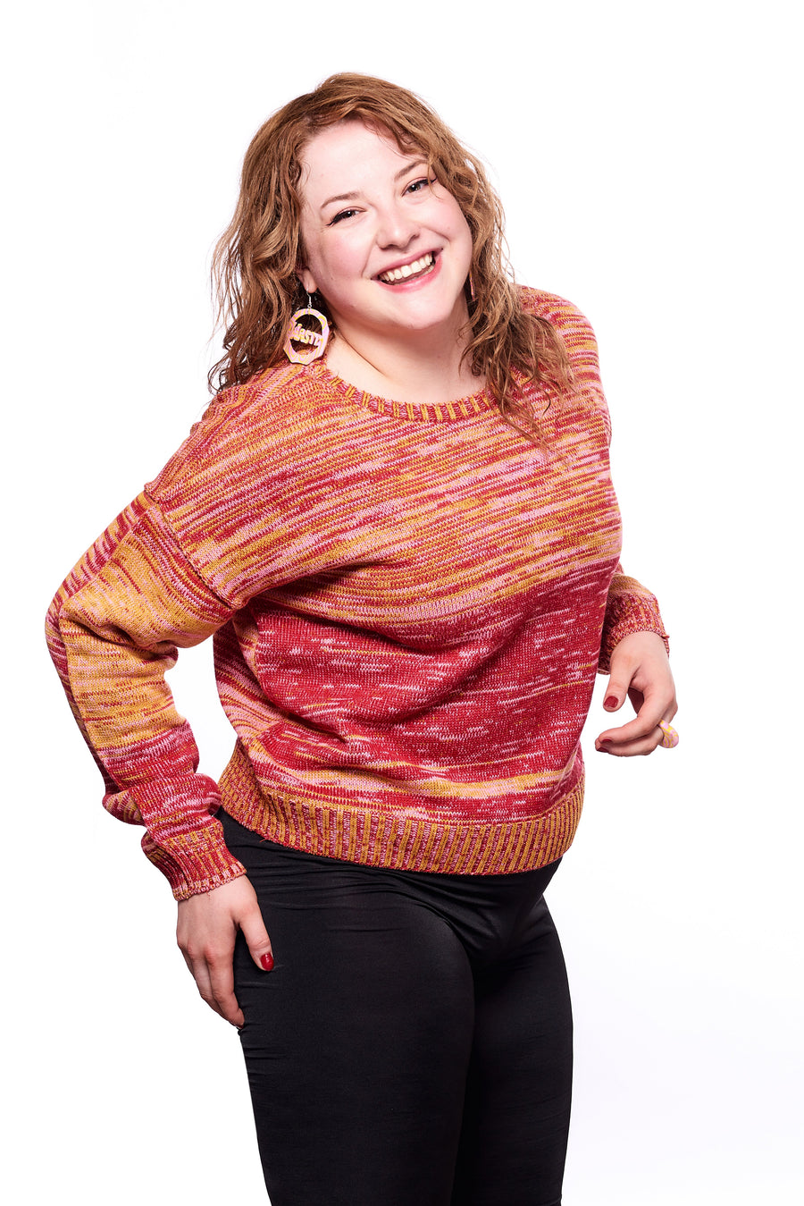 Danna Jumper in Rhubarb and Custard