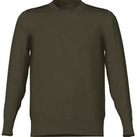 Mens Eco-Cashmere Blend Jumper - Khaki